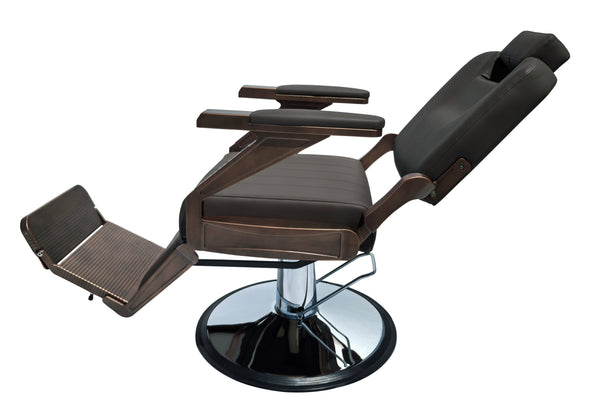 Sillón De Barbería Hidráulico Profesional Clásico A25 Letmex