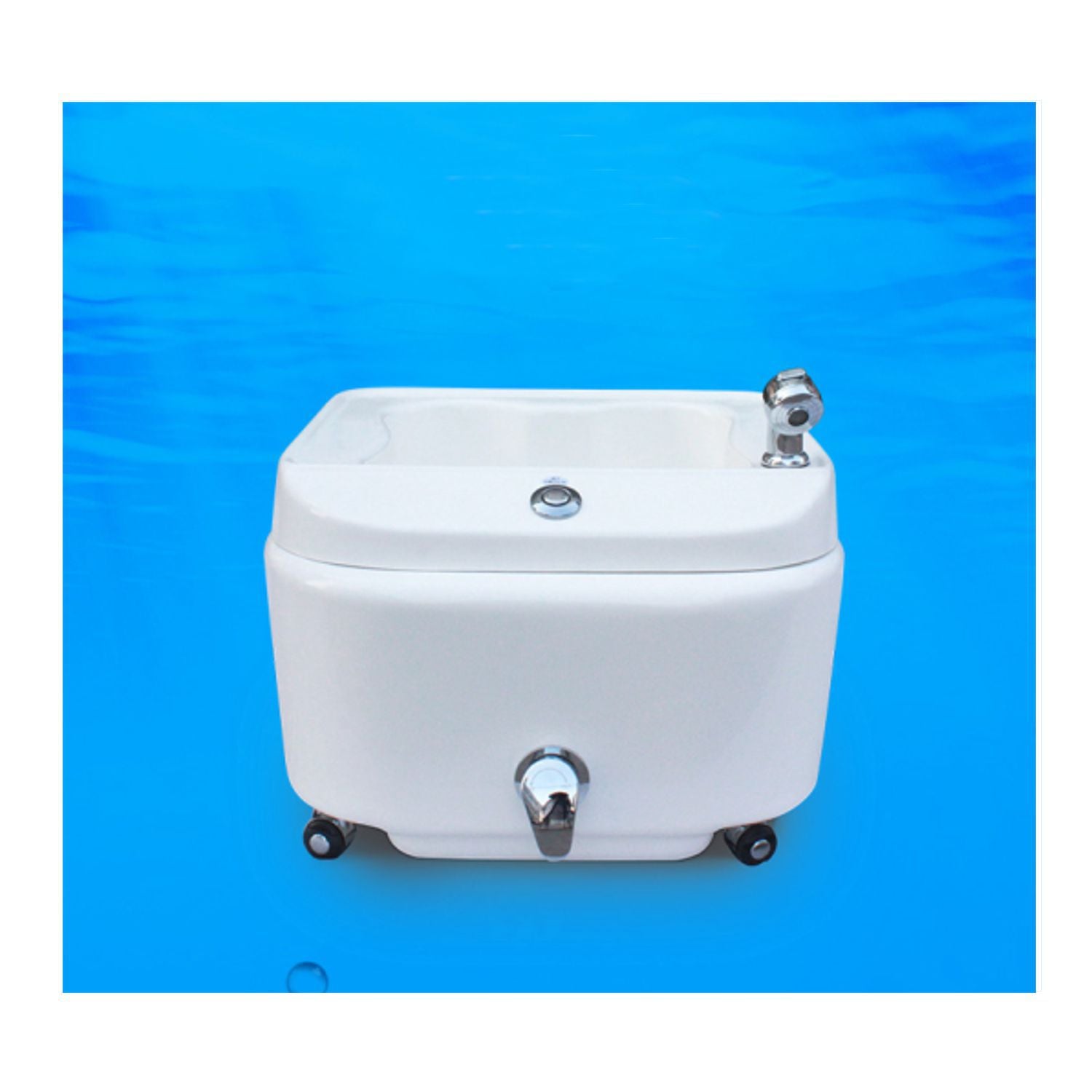 Tina Hidromasaje Fija con Cromoterapia Adaptable Pedicure Spa SF01 Letmex