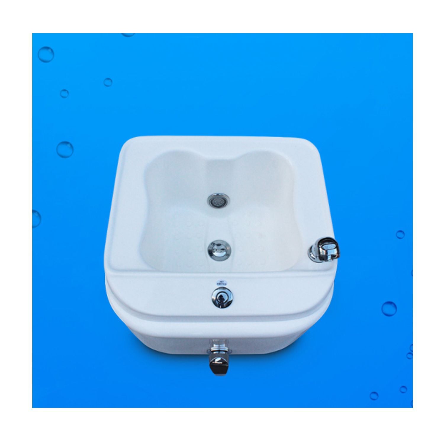 Tina Hidromasaje Fija con Cromoterapia Adaptable Pedicure Spa SF01 Letmex