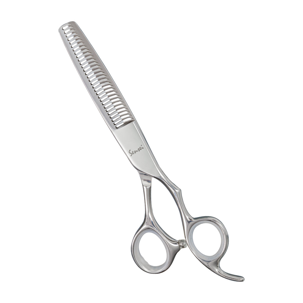 Tijera Profesional Para Entresacar Con Descanso Fijo AK17T 6" Sensei
