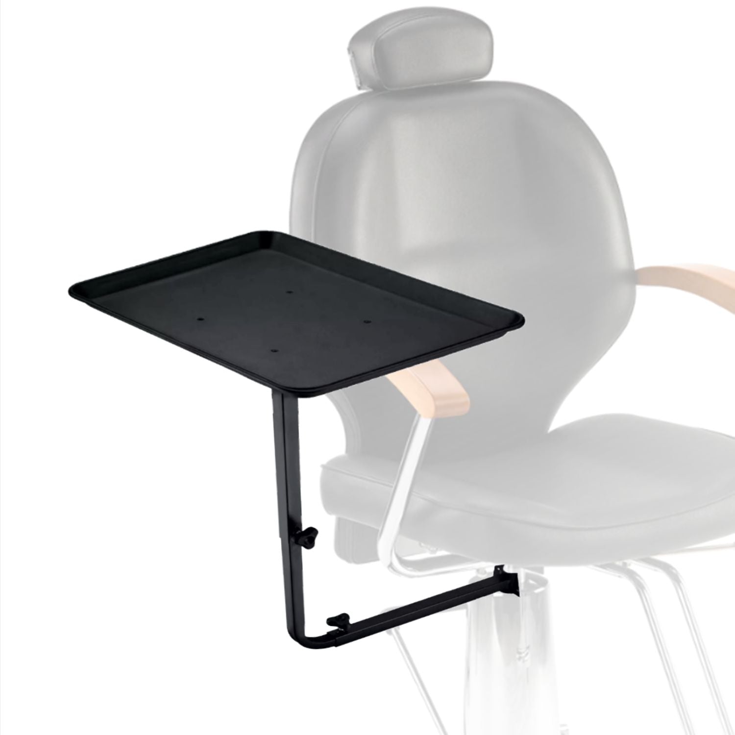 Charola Metálica Giratoria para Silla Corte y Barbero Letmex  BM200