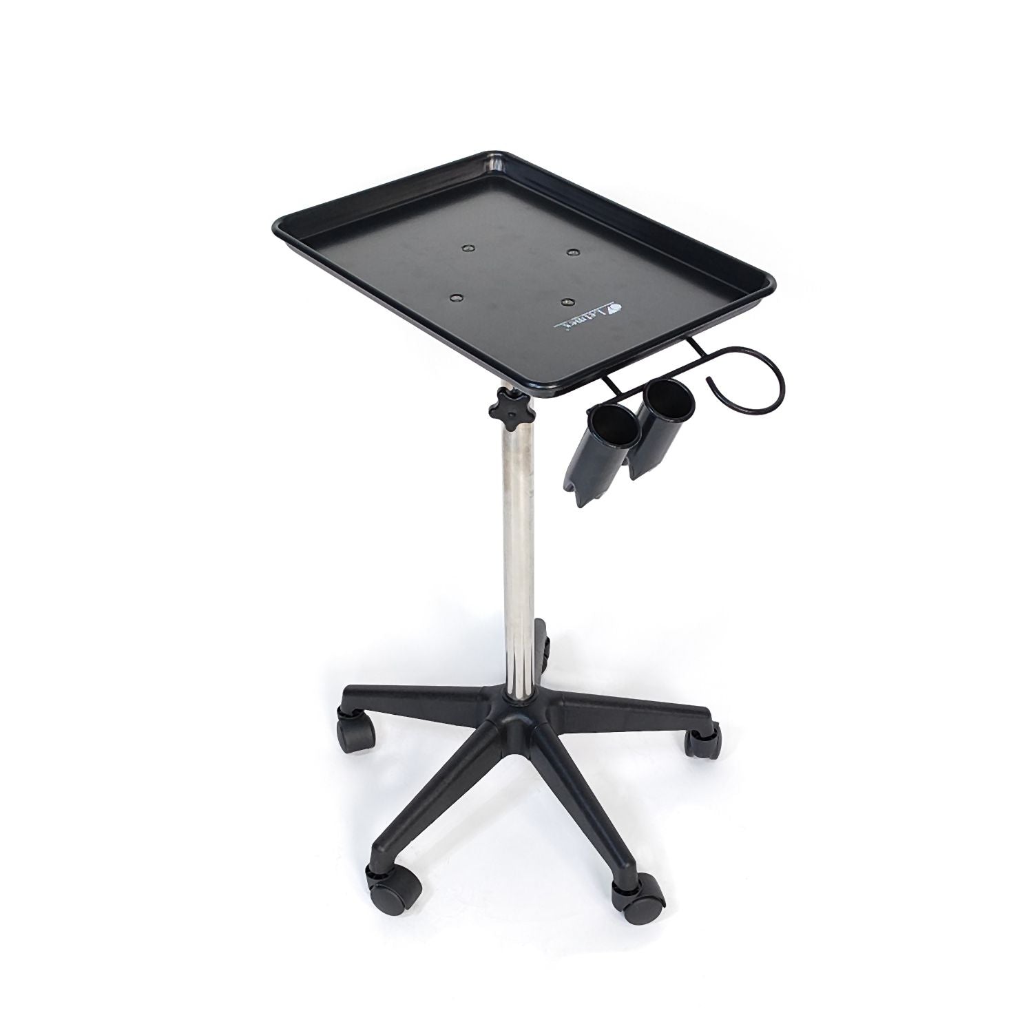 Charola Auxiliar Aluminio Negra con Soportes BM209A Letmex