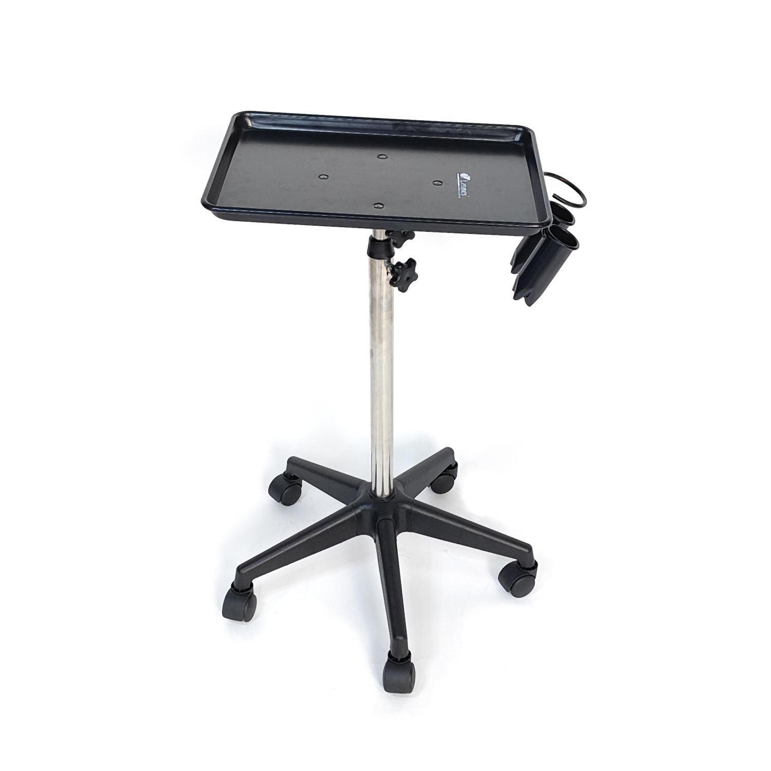 Charola Auxiliar Aluminio Negra con Soportes BM209A Letmex