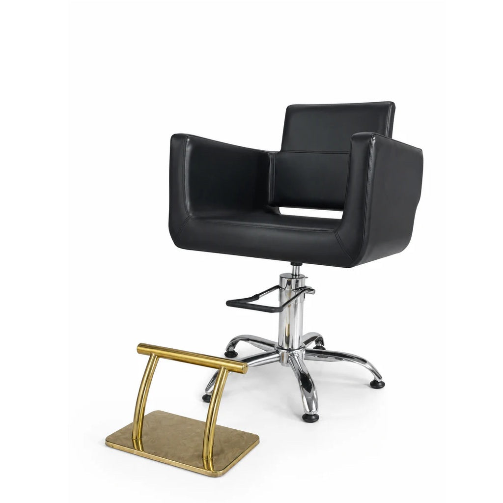 Descansapies Dorado Para Silla De Corte Sillón Barbería FT08G Letmex