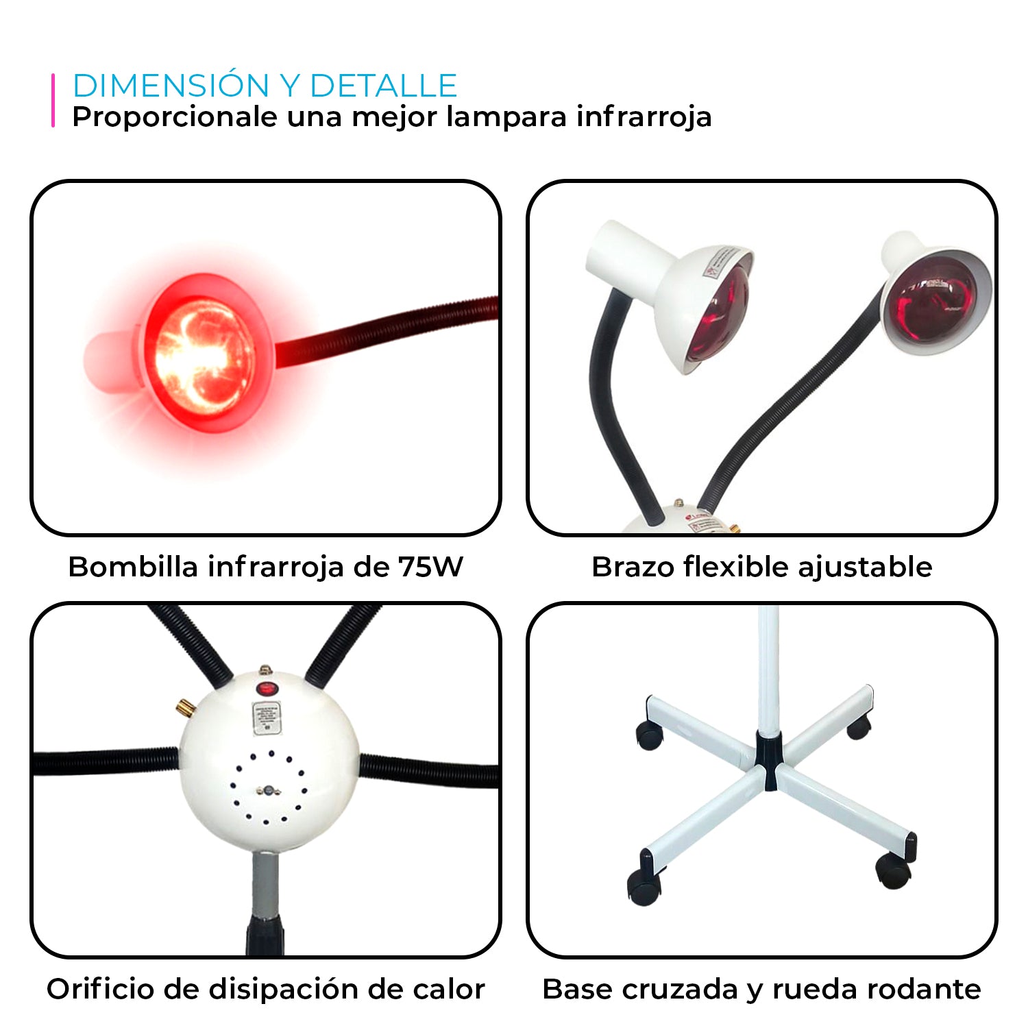 Lámpara Activador Luz Infrarroja IRL05 Letmex
