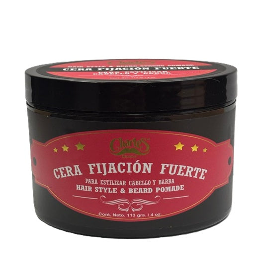 Cera De Estilizado Fijación Fuerte Charle's 113gr