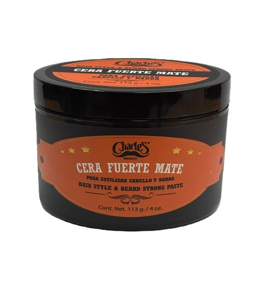 Cera Fijación Fuerte Mate Charle's 113gr