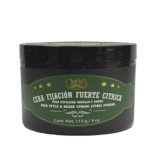 Cera Fijación Fuerte Cítrica Charle's 113gr