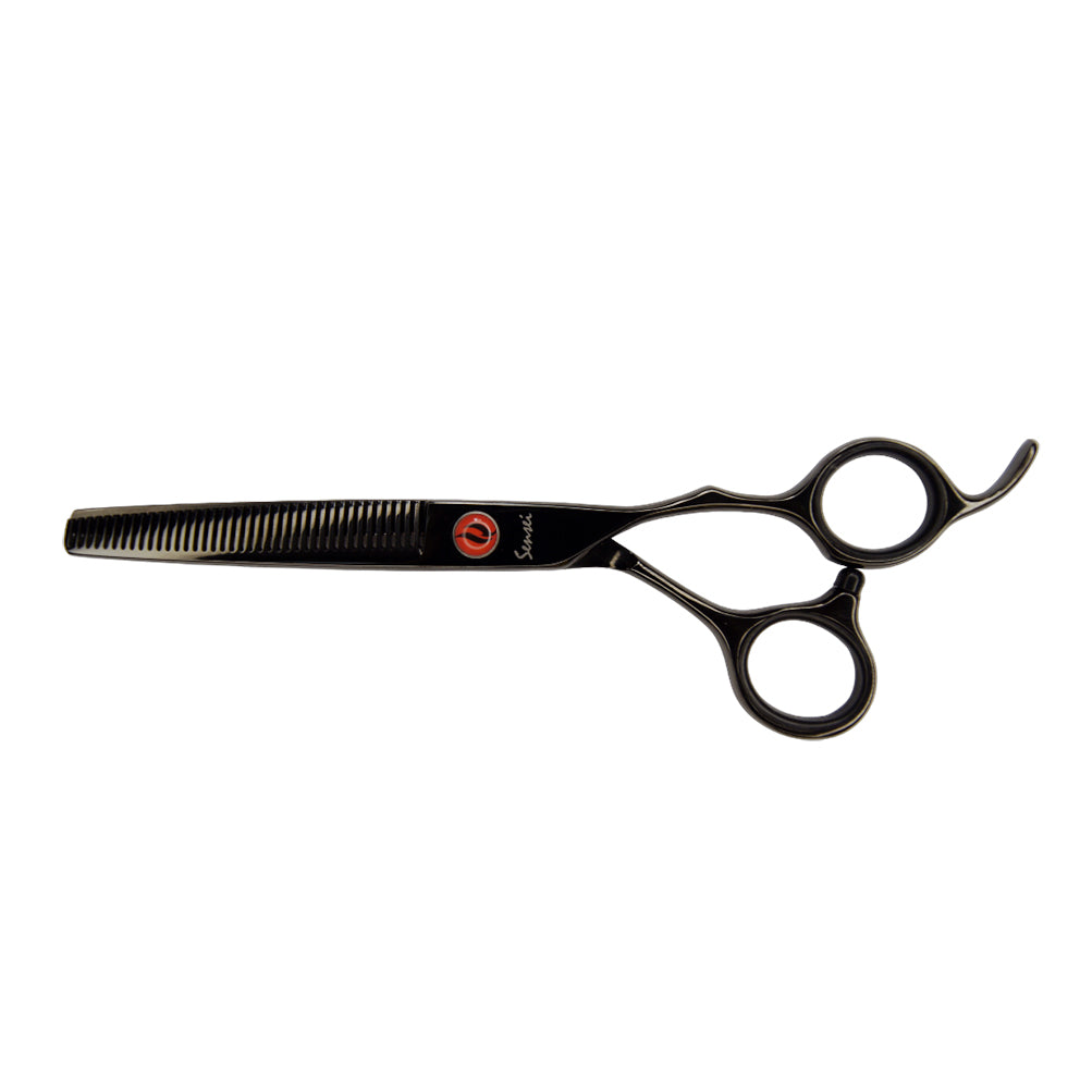 Tijera Profesional Para Entresacar Con Descanso LM-K5 DRAGON Sensei By Letmex 6"