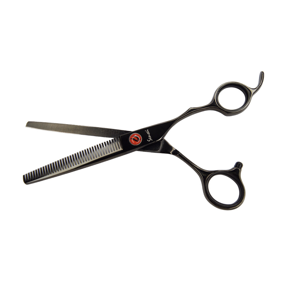 Tijera Profesional Para Entresacar Con Descanso LM-K5 DRAGON Sensei By Letmex 6"