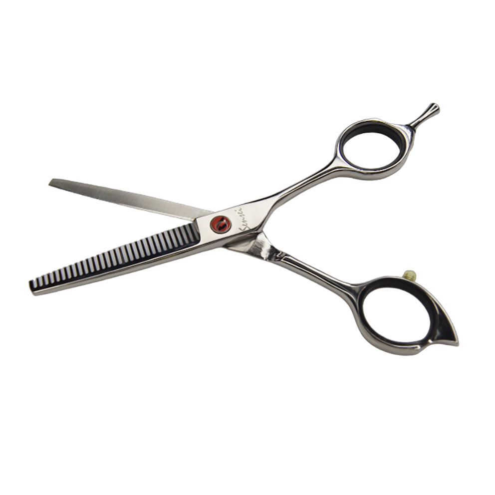Tijera Profesional Para Entresacar Con Descanso Móvil LX948TB Sensei By Letmex 5.5"