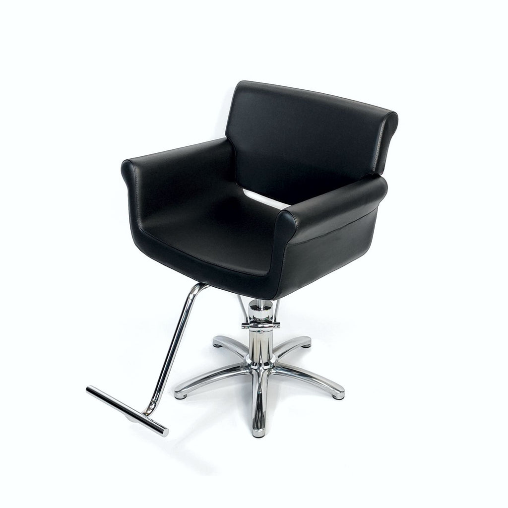 Silla Corte Hidráulica Monique S33981 Maletti Negro con descansapies