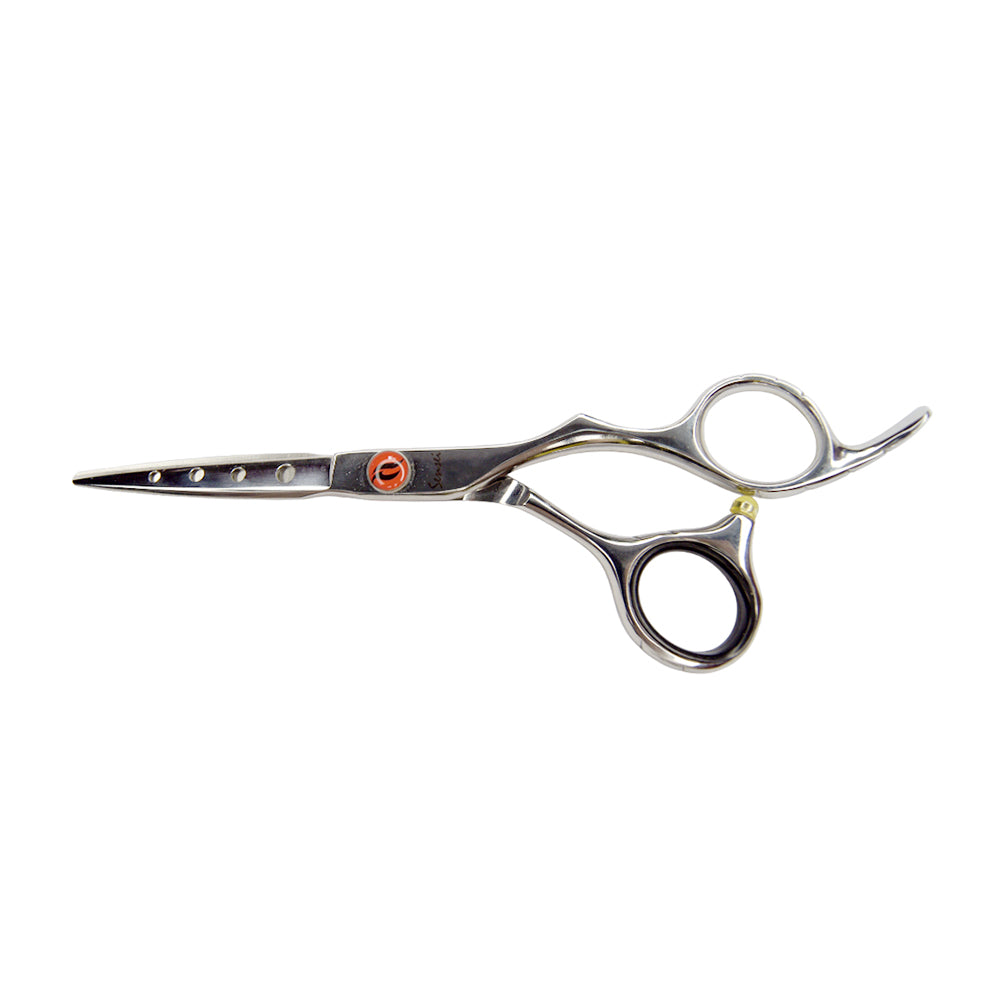 Tijera De Corte Profesional Con Orificios y Descanso SK76 Sensei By Letmex 5.5"