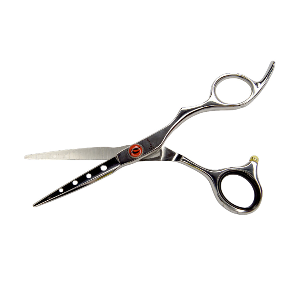 Tijera De Corte Profesional Con Orificios y Descanso SK76 Sensei By Letmex 5.5"