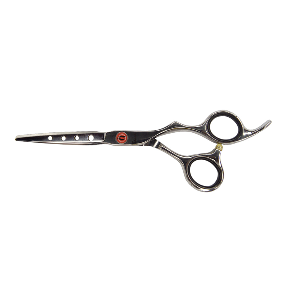 Tijera De Corte Profesional Con Orificios y Descanso SK76 Sensei By Letmex 6"