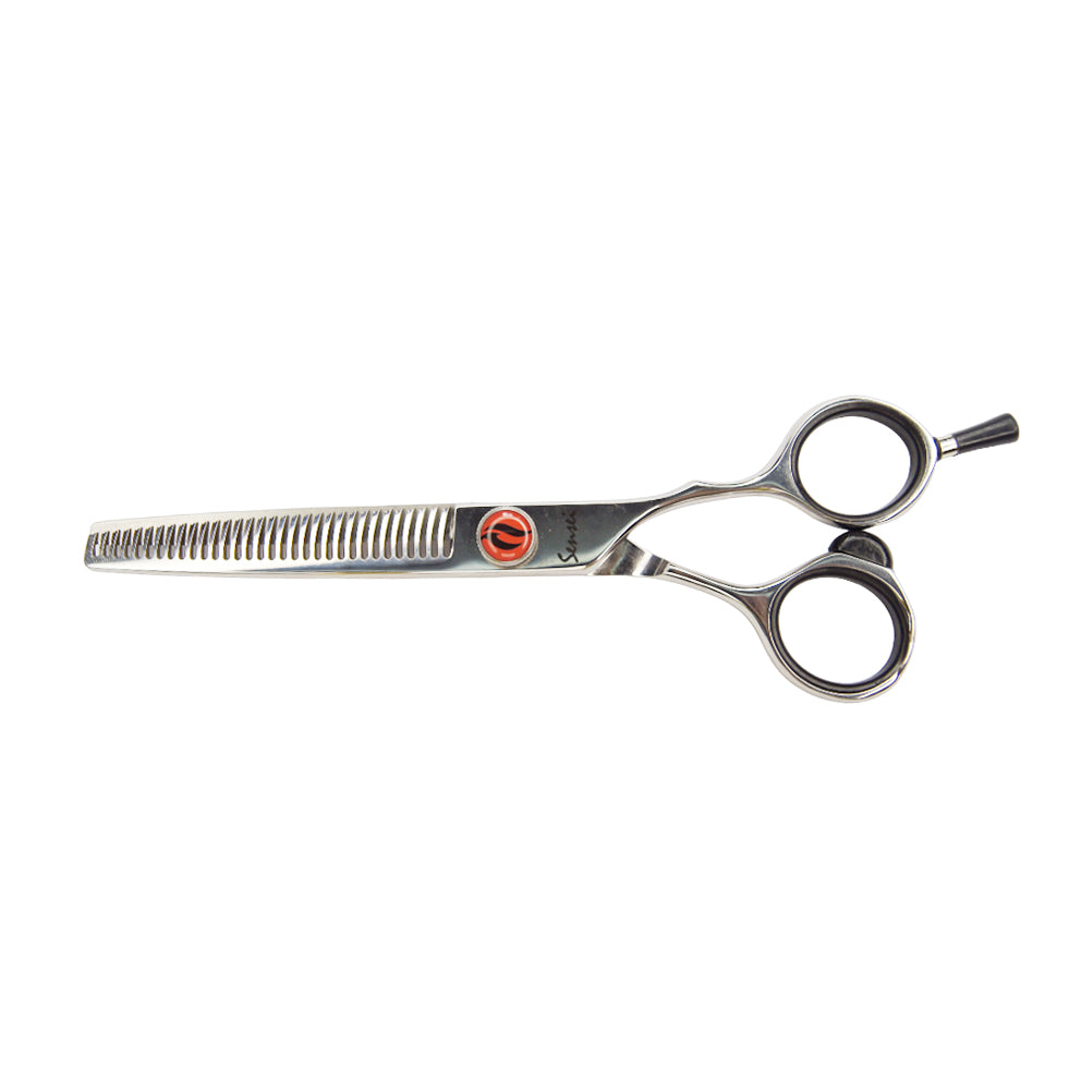 Tijera Profesional Para Entresacar Con Descanso Móvil SK82TE Sensei By Letmex 6"