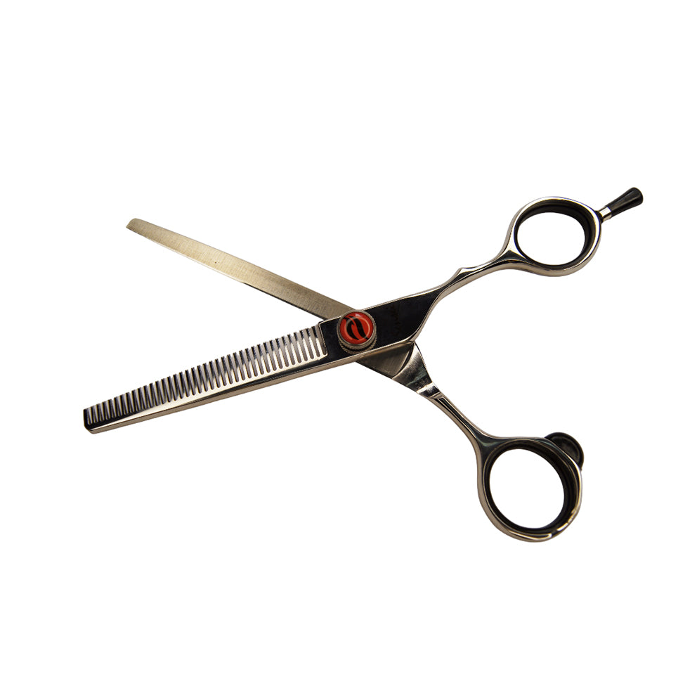 Tijera Profesional Para Entresacar Con Descanso Móvil SK82T Sensei By Letmex 5.5"