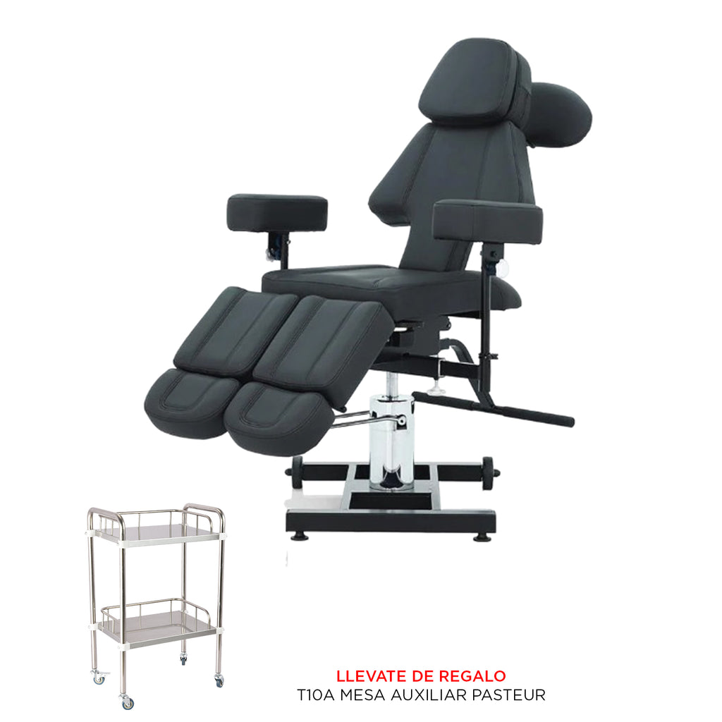 PROMOCIÓN Silla profesional para Tatuajes multi posiciones Letmex TC001 + REGALO