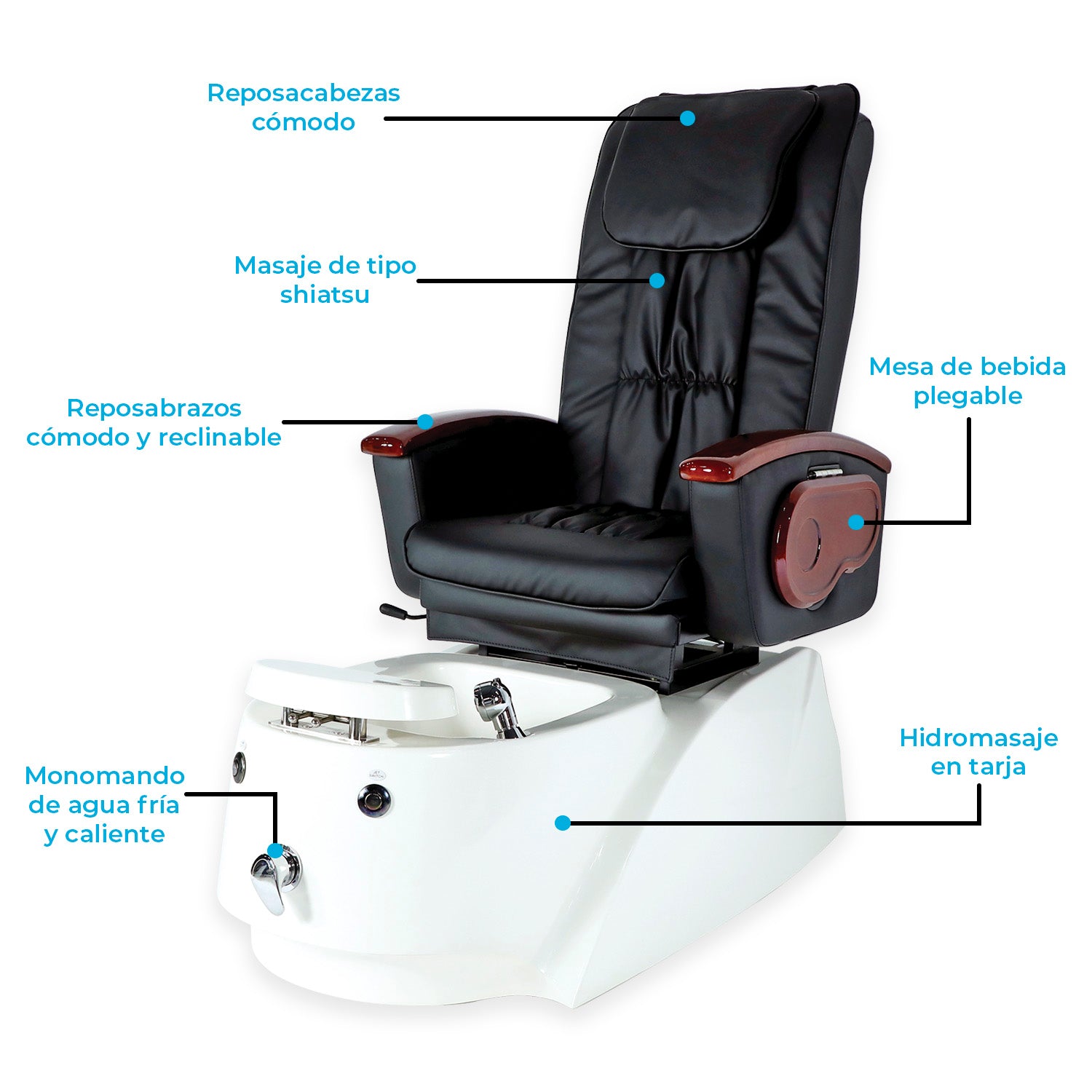 Spa Pedicure Con Masaje TS1105-MK Letmex