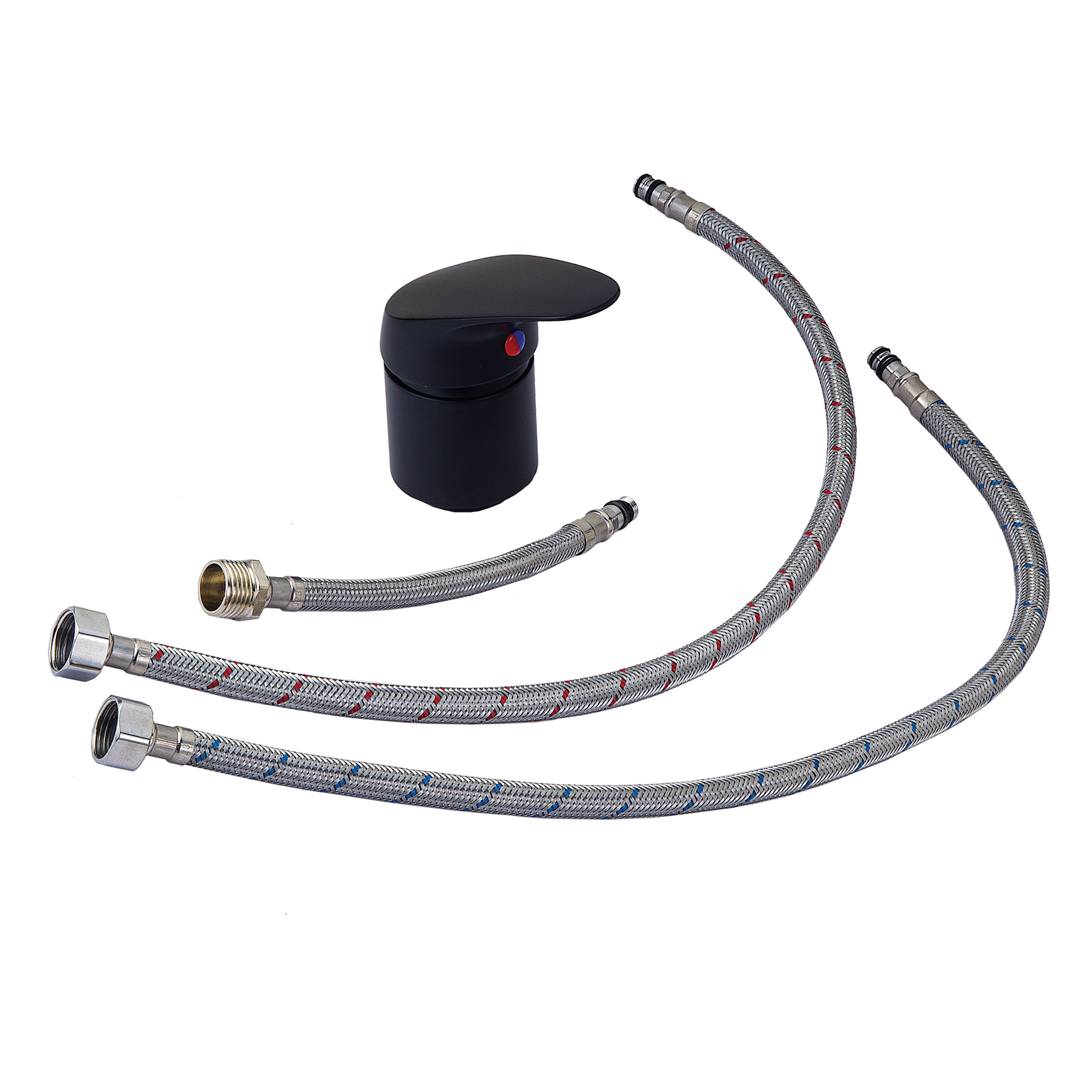 Regadera Con Manguera y Mezcladora Monomando Para Lavacabezas X601G Letmex