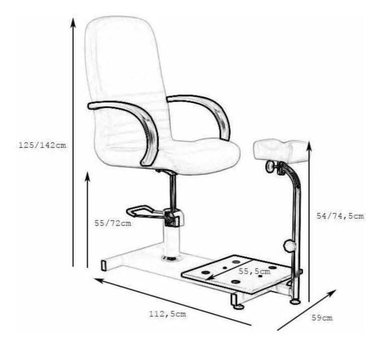 Spa pedicure LET-2302B Letmex