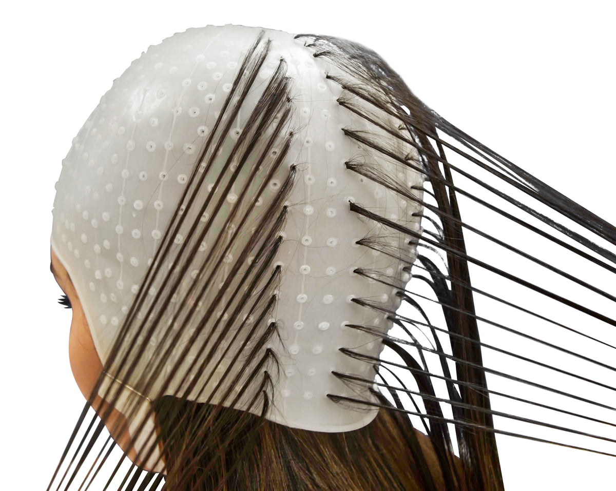 Set 6 Gorras De Silicón Para Mechas Tinte 233CA Letmex