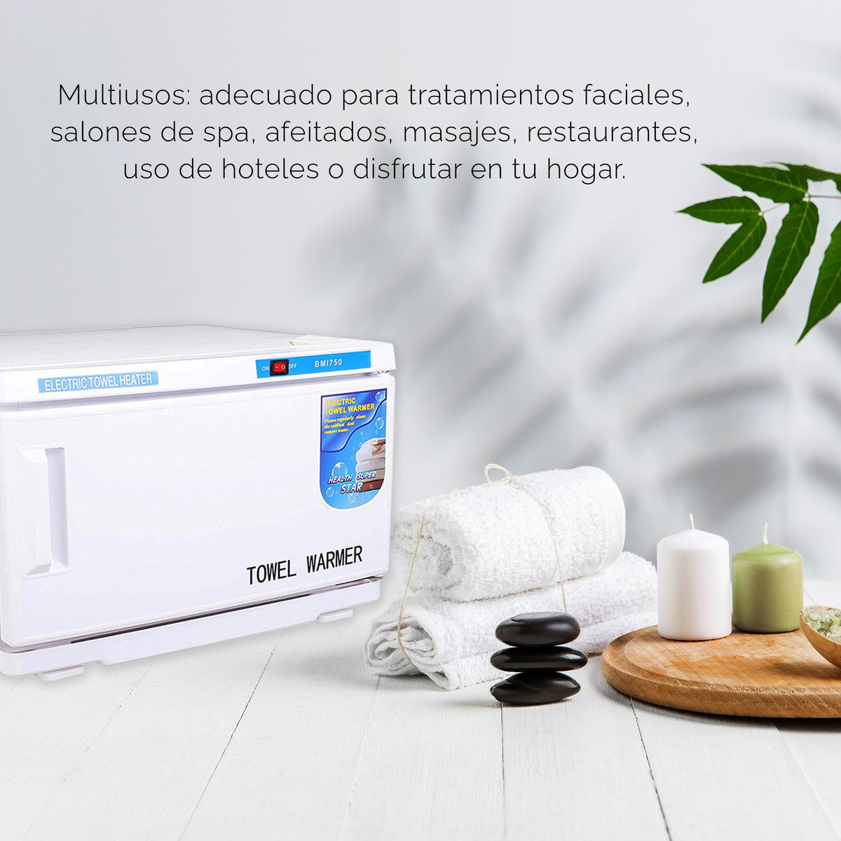 Calentador De Toallas Con Lámpara UV BM1750 Letmex