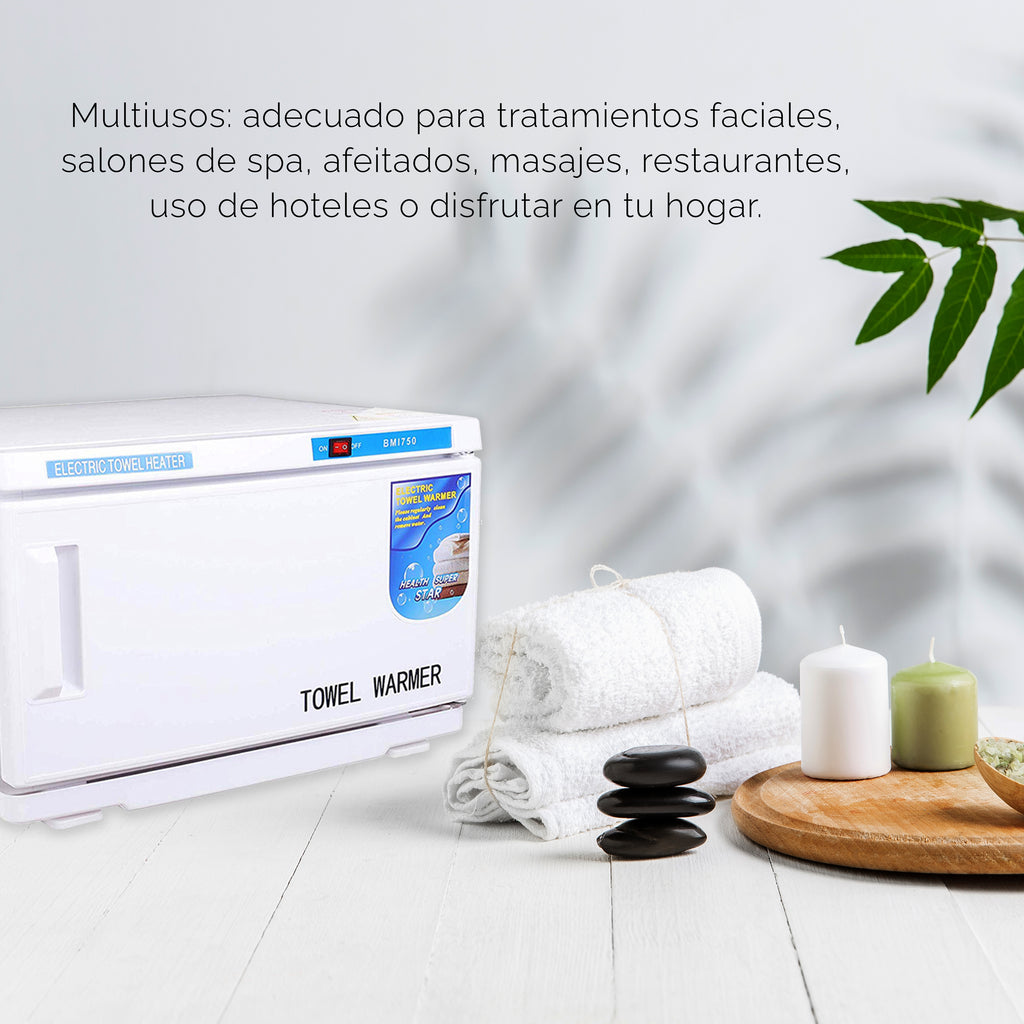 Calentador de toallas eléctrico, calentador de toallas calentado plegable  de 100-240 V para el hogar (enchufe de EE. UU.)