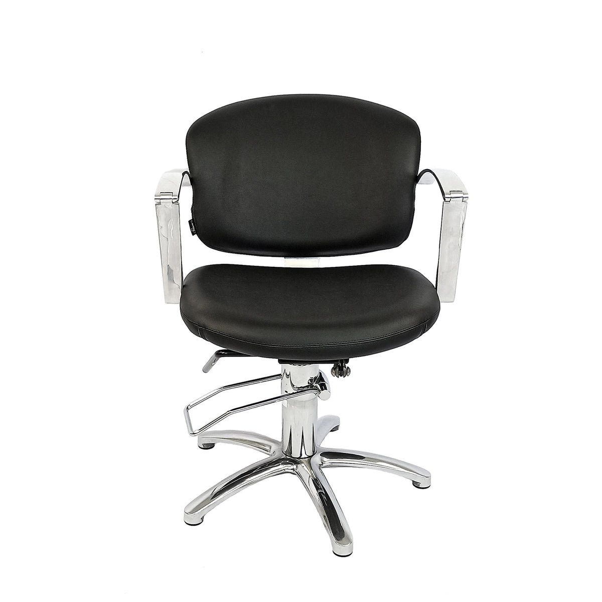 Silla Globe 3286 marca Maletti para estetica de corte 3286 con base de estrella silla barbero