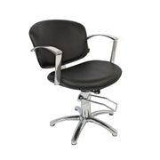 Silla Globe 3286 marca Maletti para estetica de corte 3286 con base de estrella silla barbero