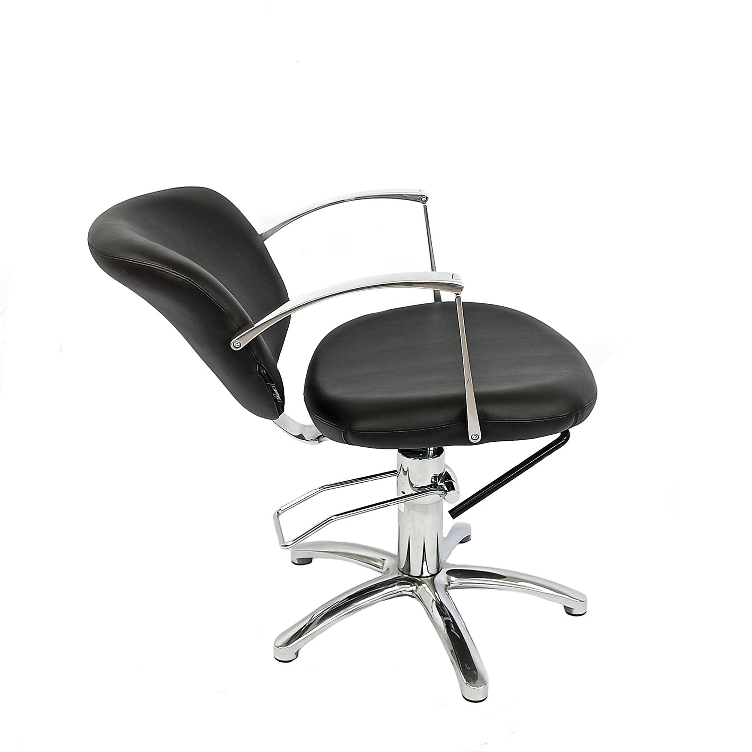 Silla Globe 3286 marca Maletti para estetica de corte 3286 con base de estrella silla barbero