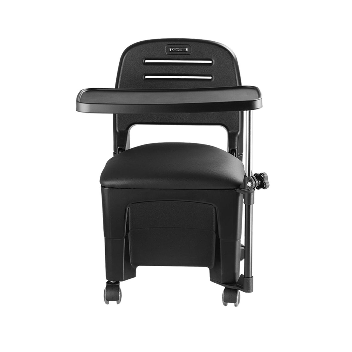 Mesa Portátil Manicure Negra 450 Bari Con Ruedas Letmex