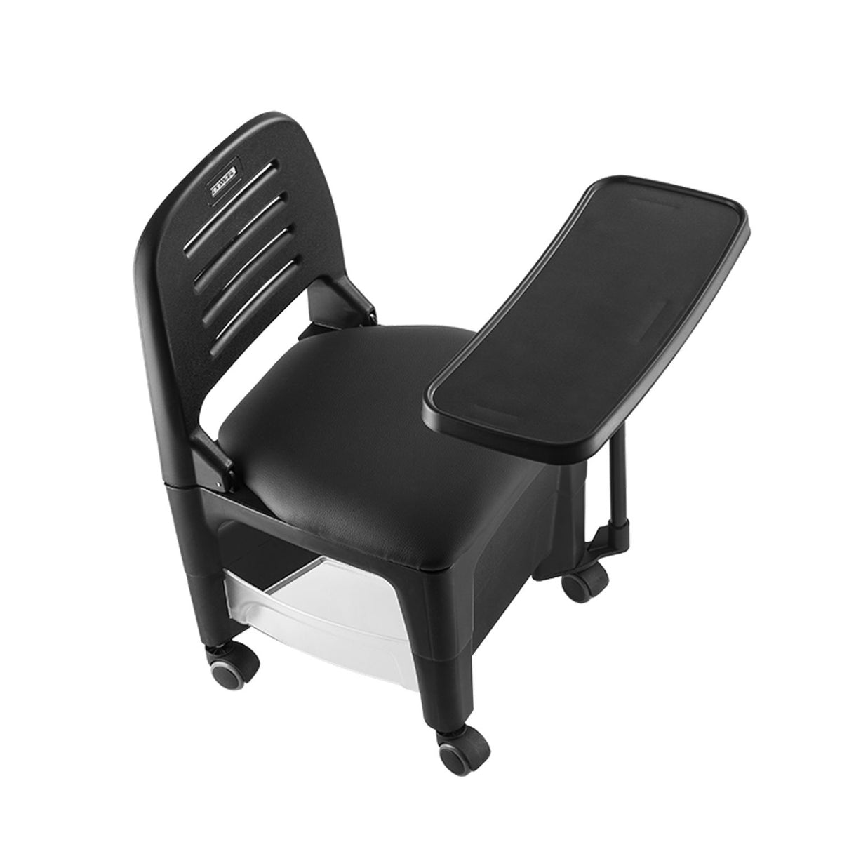 Mesa Portátil Manicure Negra 450 Bari Con Ruedas Letmex