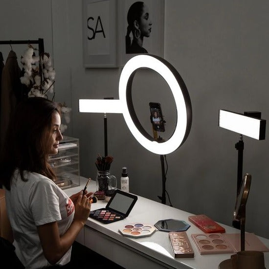 Lámpara Aro De Luz Multifuncional Con Soporte Para Celular RL18 Letmex