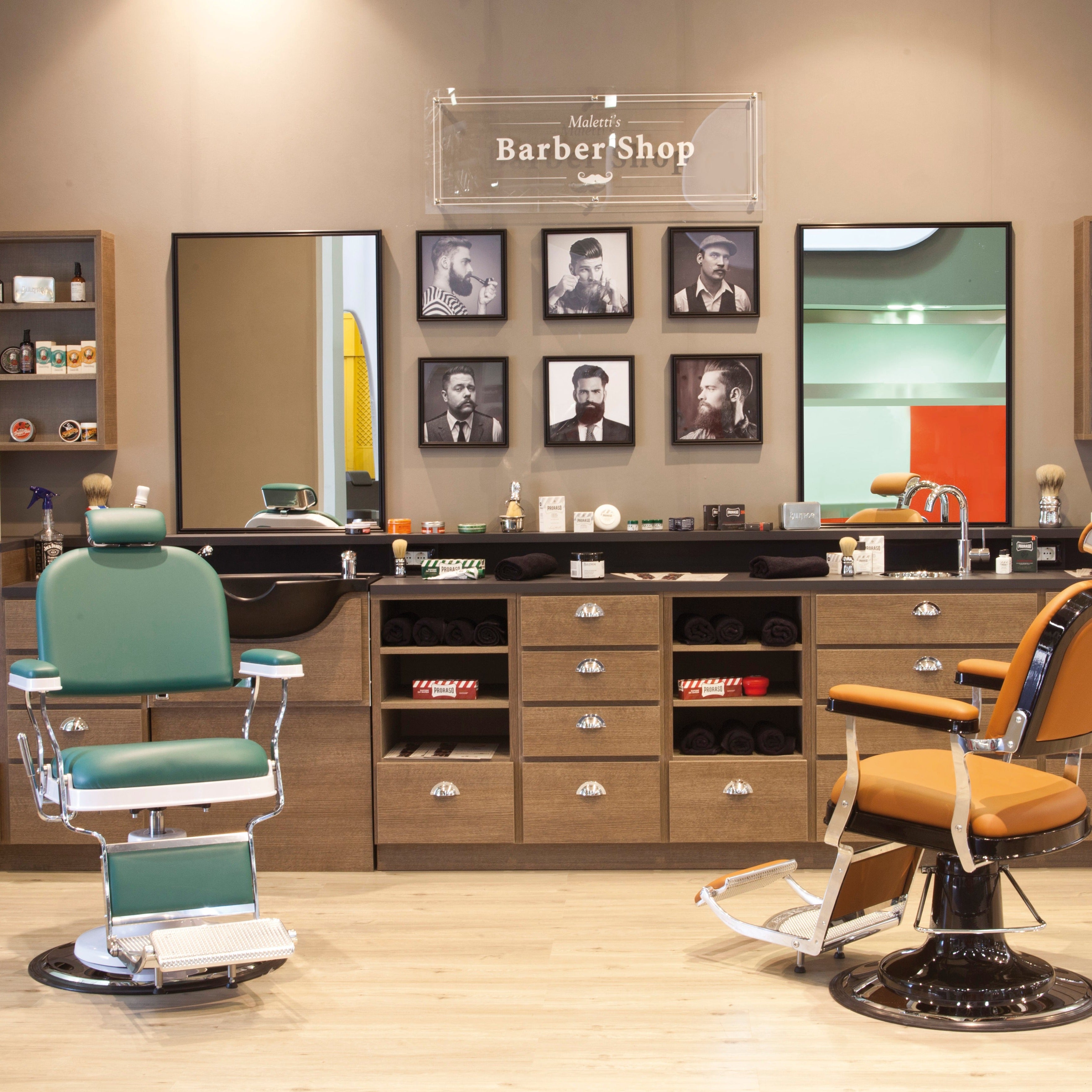 Silla barberia P7032 Zerbini by Maletti