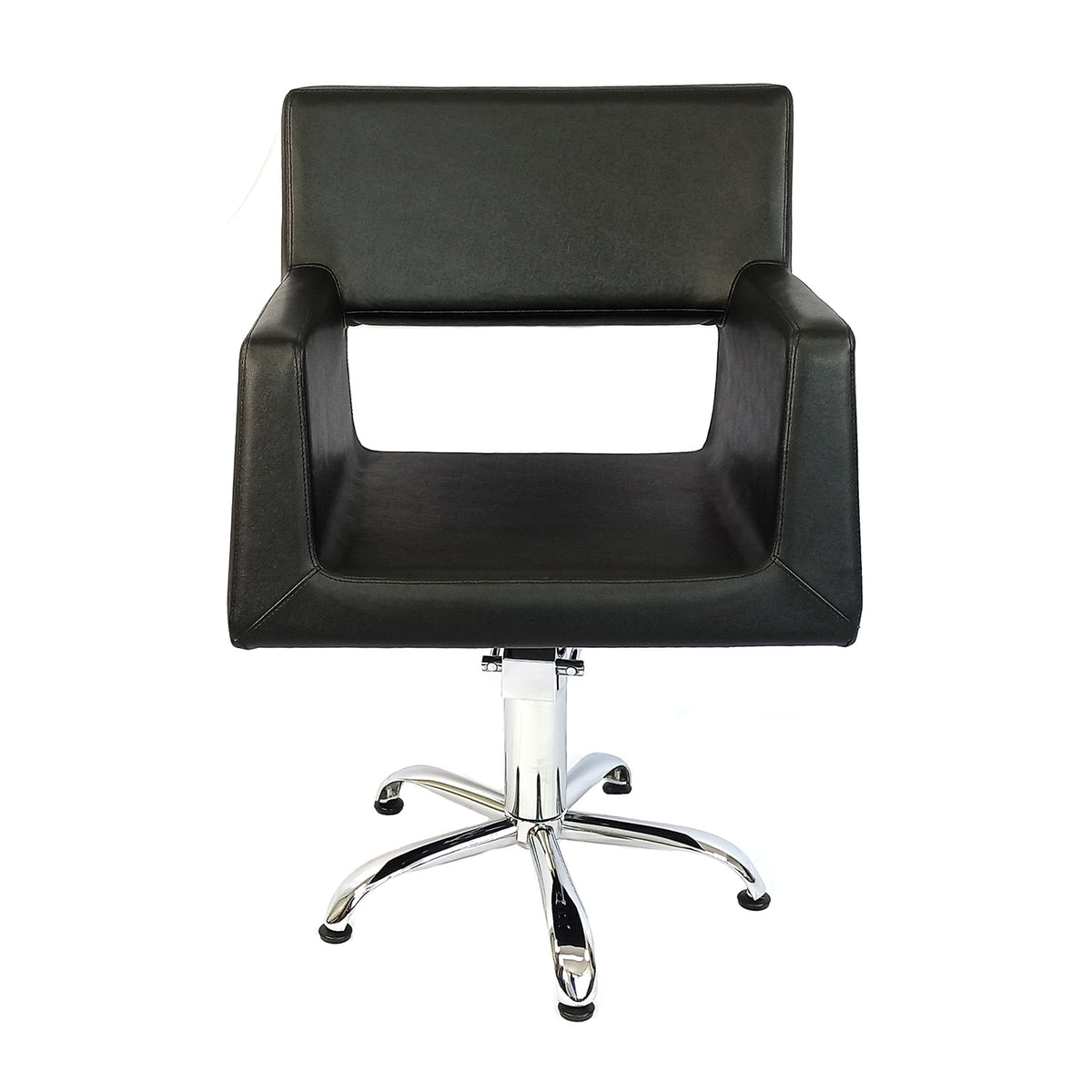 Silla para estetica B125 marca LETMEX  de corte  con base de estrella silla barbero