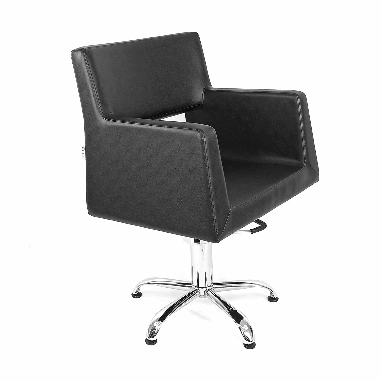 Silla para estetica B125 marca LETMEX  de corte  con base de estrella silla barbero