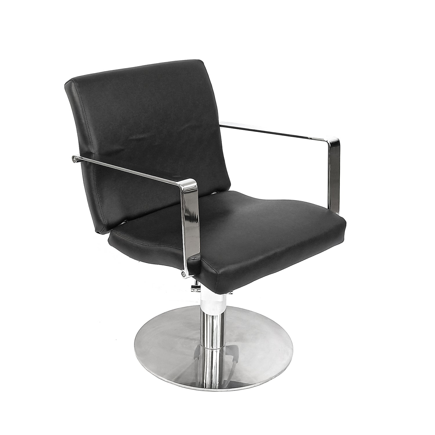 Silla B150 marca LETMEX para estetica de corte con base oval silla barbero