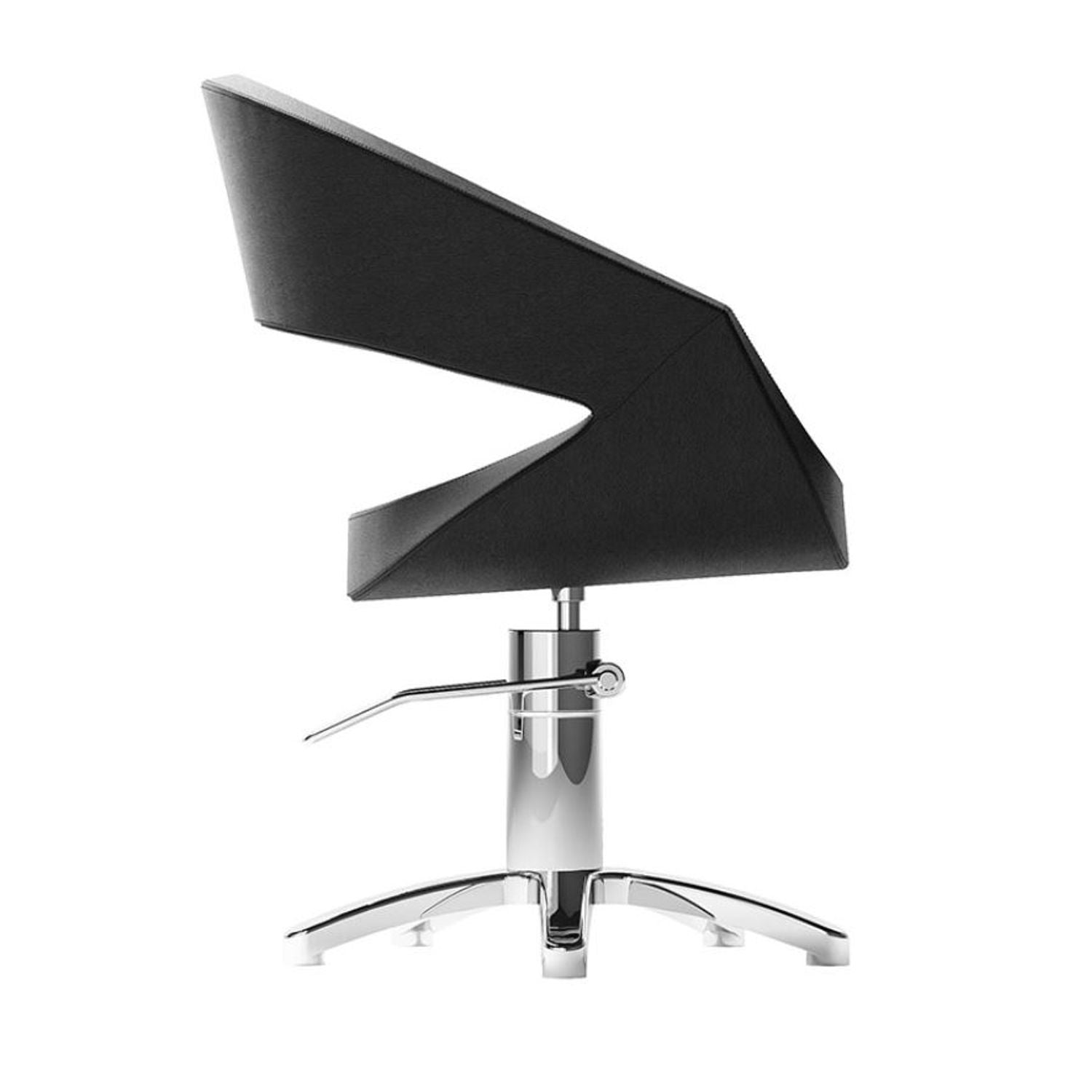 Silla Caruso S3415 marca Maletti para estetica de corte   con base de estrella silla barbero