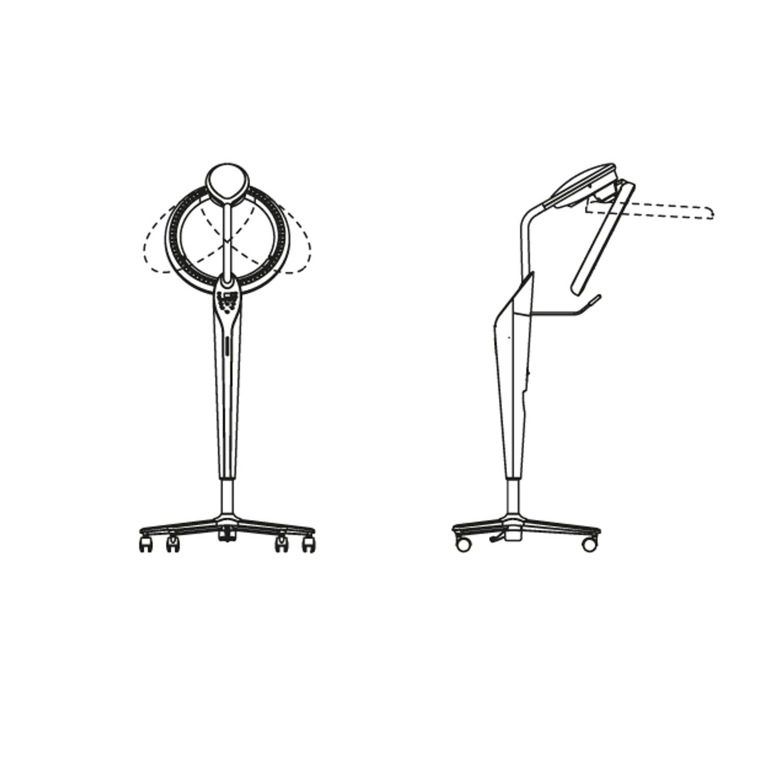 Activador digital de pedestal para tintes AK-S23S-B Takara Belmont