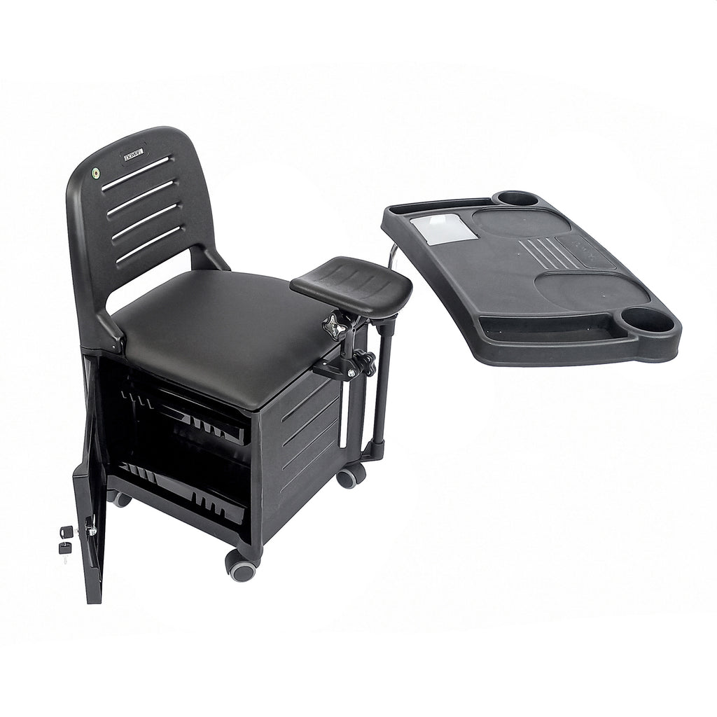 Mesa para mancure y pedicure 755PM marca LETMEX con ruedas para manicure pedicure Spa Estetica 