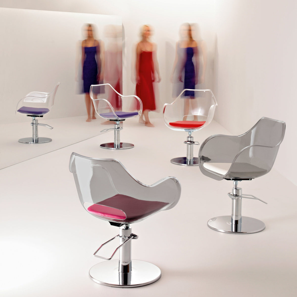 Silla corte transparente 3378 Plexi by Maletti