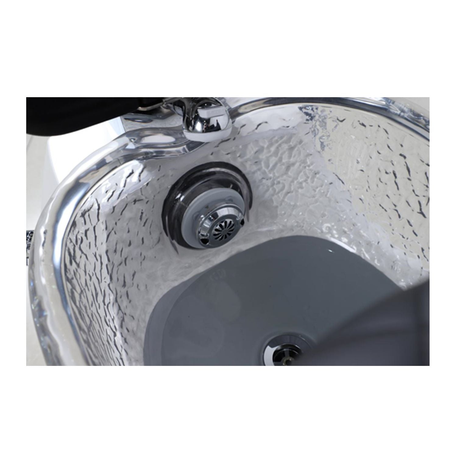 Spa Pedicure S813 Tarja Acrílico Blanco y Masaje  Letmex